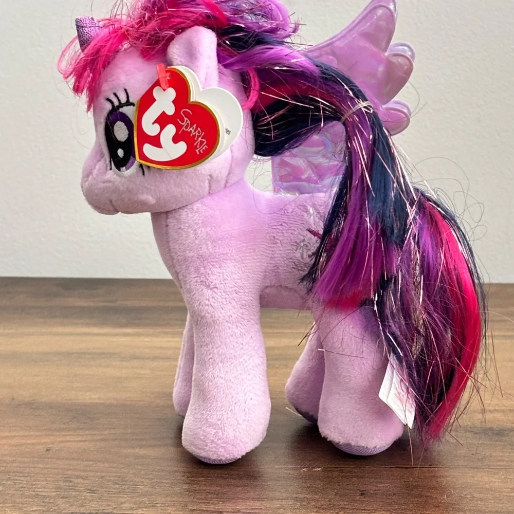 NEW TY Beanie Sparkle My Little Pony Twilight Sparkle Plush Stuffed Toy 2016 NWT